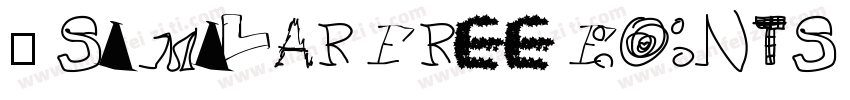 名 SIMILAR FREE FONTS for Hegante Bl字体转换